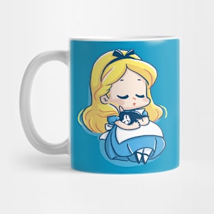 Alice sleeping in wonderland Mug